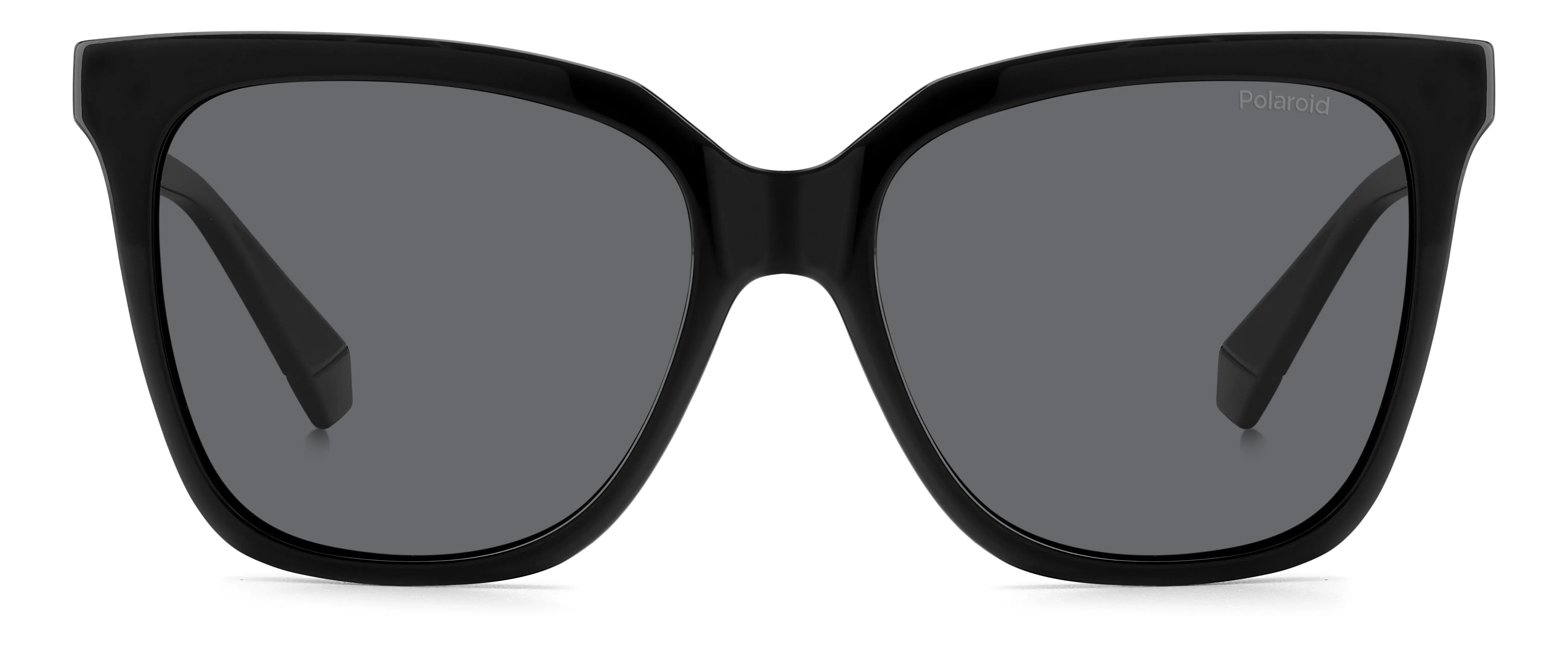 Polaroid PLD 4155/S/X 807/M9 Occhiali da sole Plastica Nero Grigio Squadrata Polarizzata - immagine 2