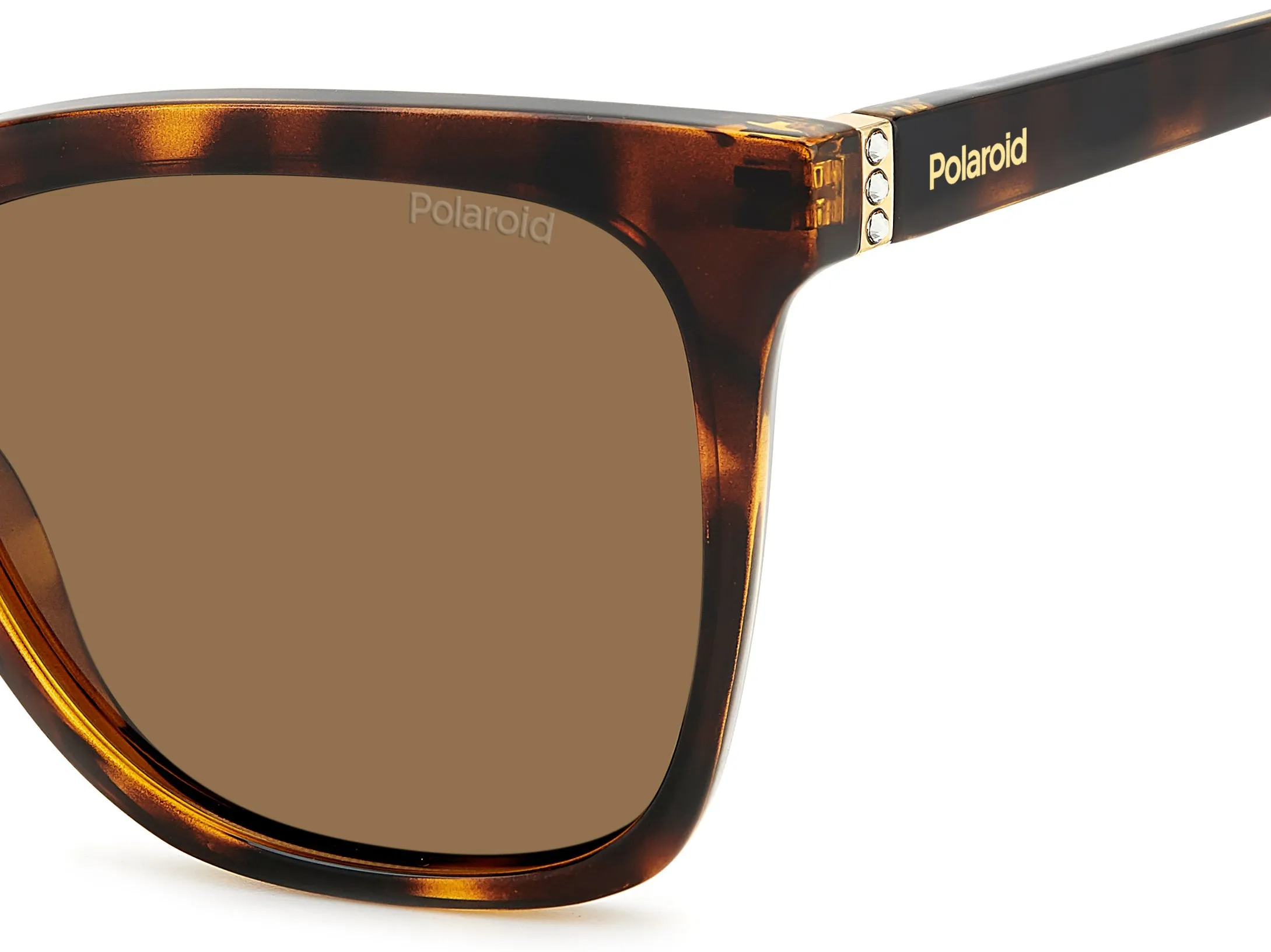 Polaroid PLD 4155/S/X 086/SP Occhiali da sole Plastica Havana Marrone Squadrata Polarizzata - immagine 4
