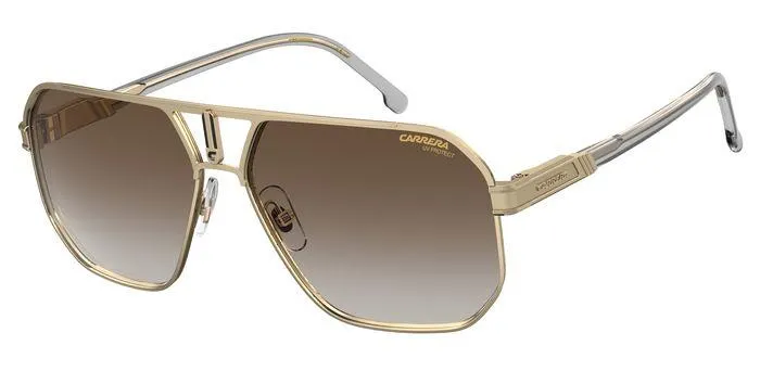 Carrera CARRERA 1062/S J5G/86 Occhiali da sole Metallo Oro Marrone Geometrica Sfumato - immagine 1
