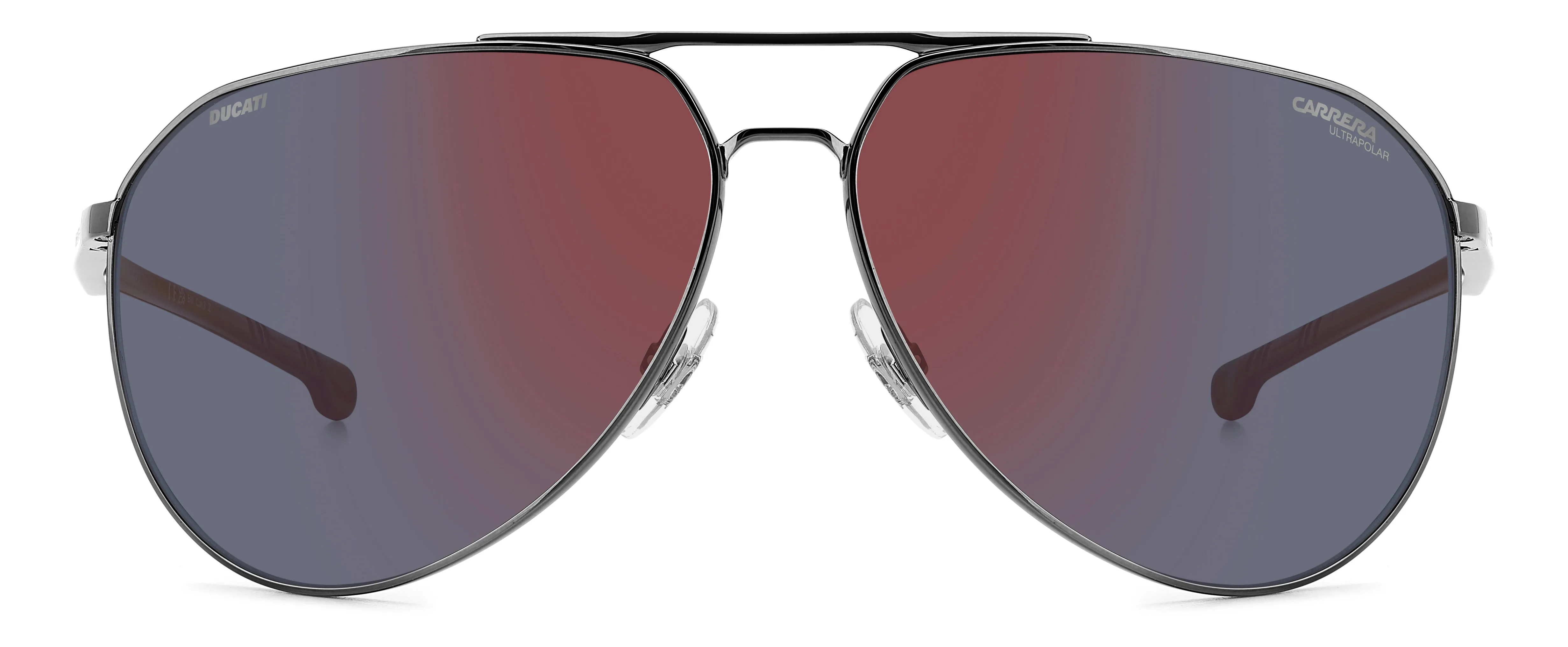 Carrera Ducati CARDUC 030/S 807/H4 Occhiali da sole Metallo Nero Fumo / Rosa Pilot Polarizzata - immagine 2
