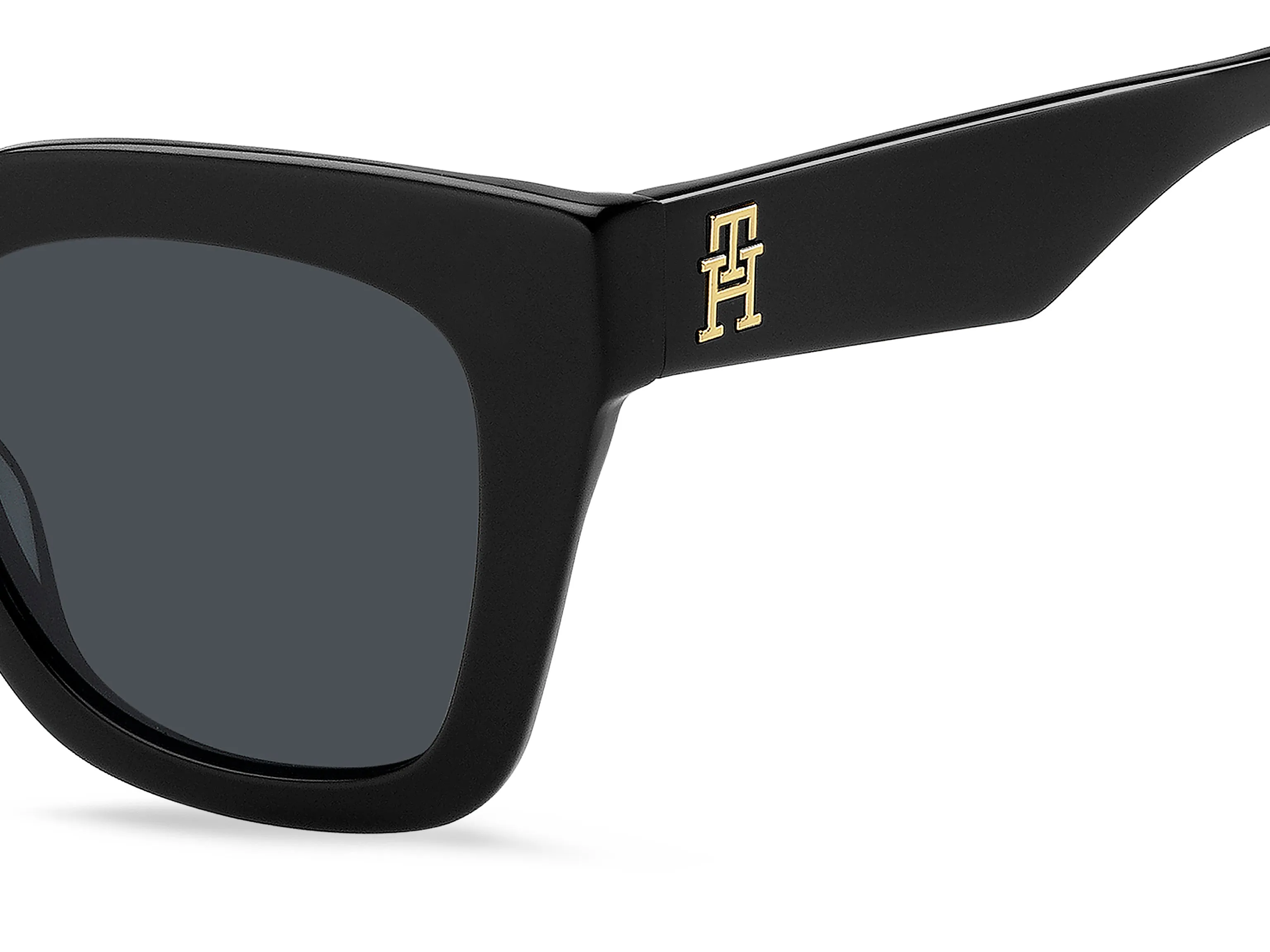 Tommy Hilfiger TH 2051/S 807/IR Occhiali da sole Acetato Nero Grigio Squadrata - immagine 3