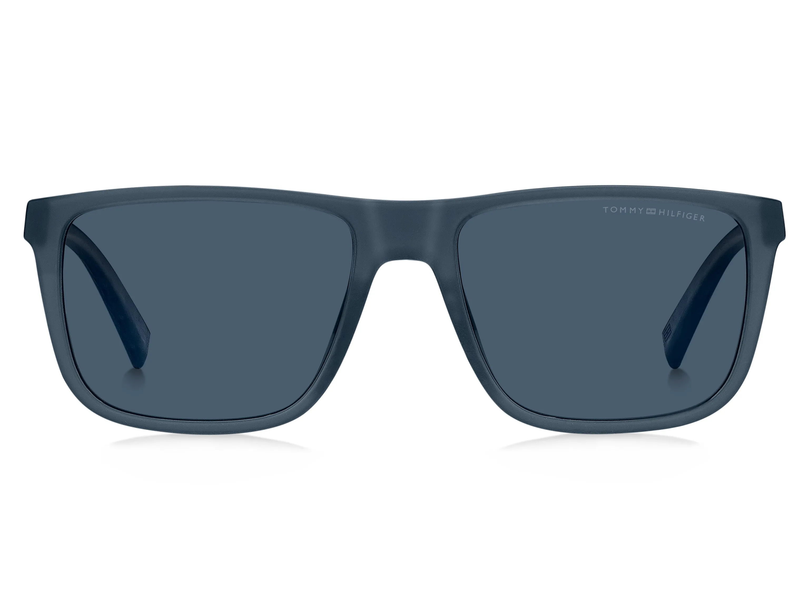 Tommy Hilfiger TH 2043/S IPQ/KU Occhiali da sole Plastica Blu Blu Squadrata Normale - immagine 3