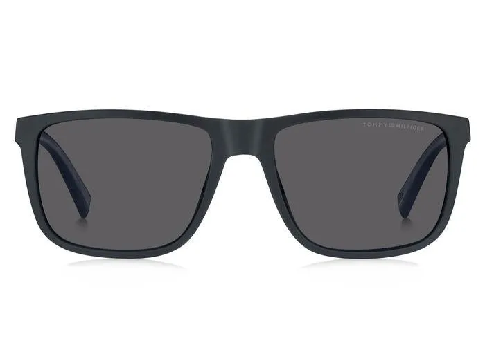 Tommy Hilfiger TH 2043/S FLL/IR Occhiali da sole Plastica Blu Grigio Squadrata Normale - immagine 2