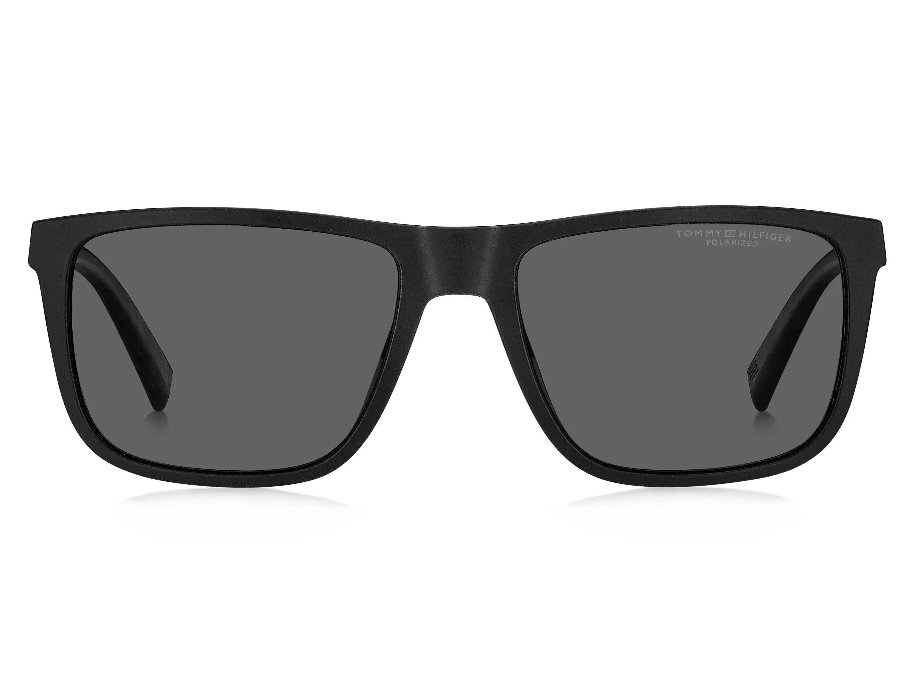 Tommy Hilfiger TH 2043/S 003/M9 Occhiali da sole Plastica Nero Grigio Squadrata Polarizzata - immagine 3