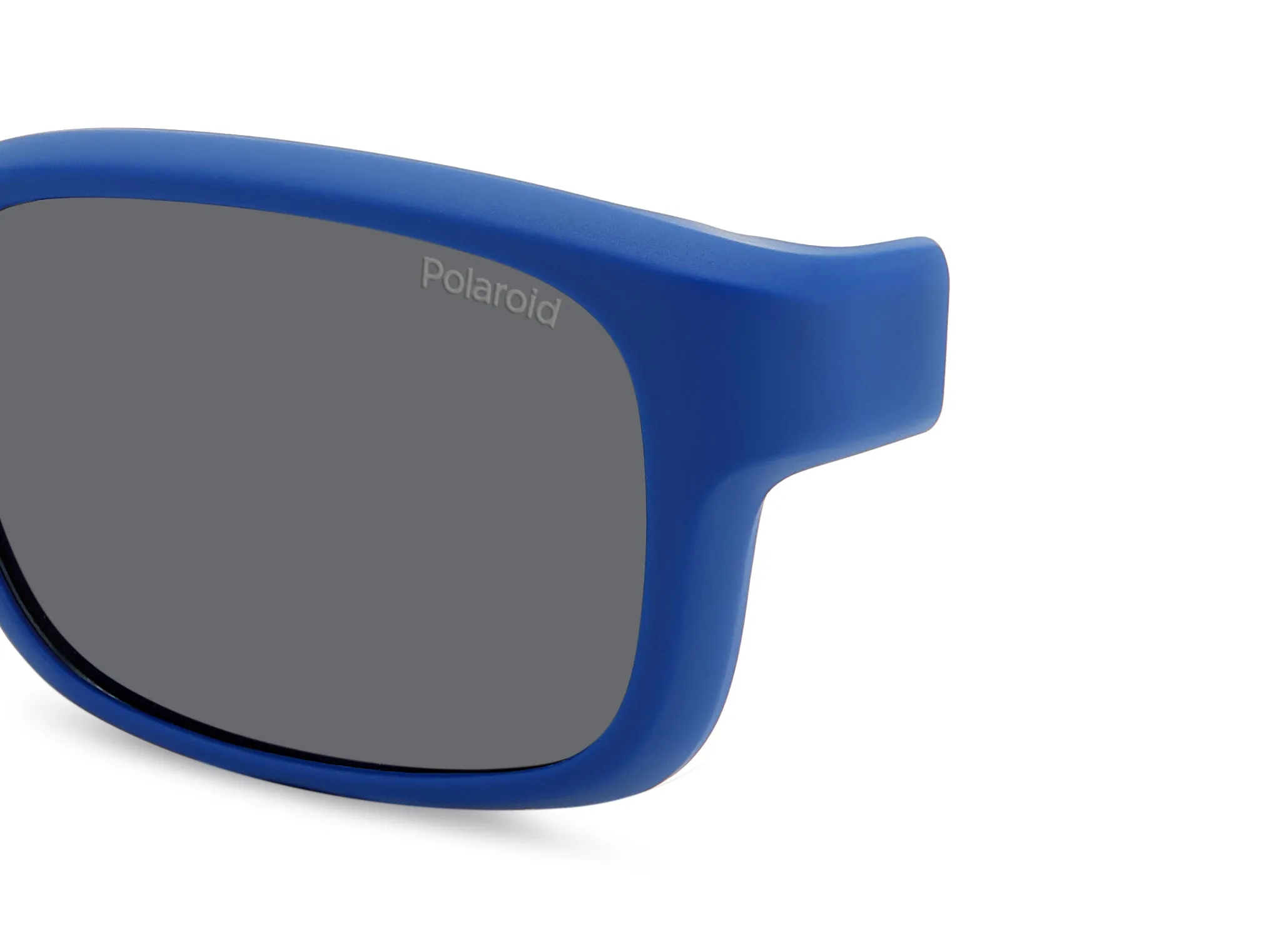 Polaroid PLD K005 CL-ON FLL/M9 Occhiali da sole bambino Plastica Blu Grigio Squadrata Polarizzata - immagine 3