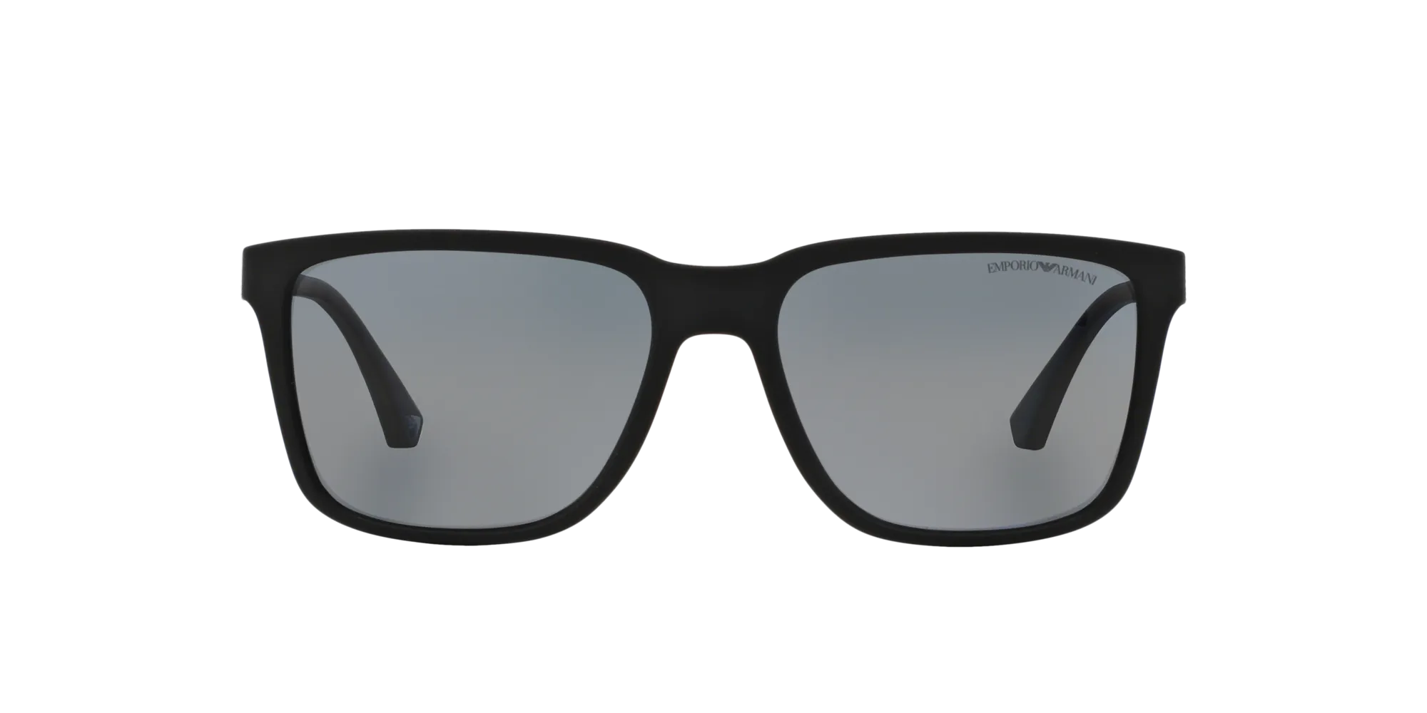 Emporio Armani EA4047 506381 Occhiali da sole Iniettato Nero Grigio Squadrata Polarizzata - immagine 2