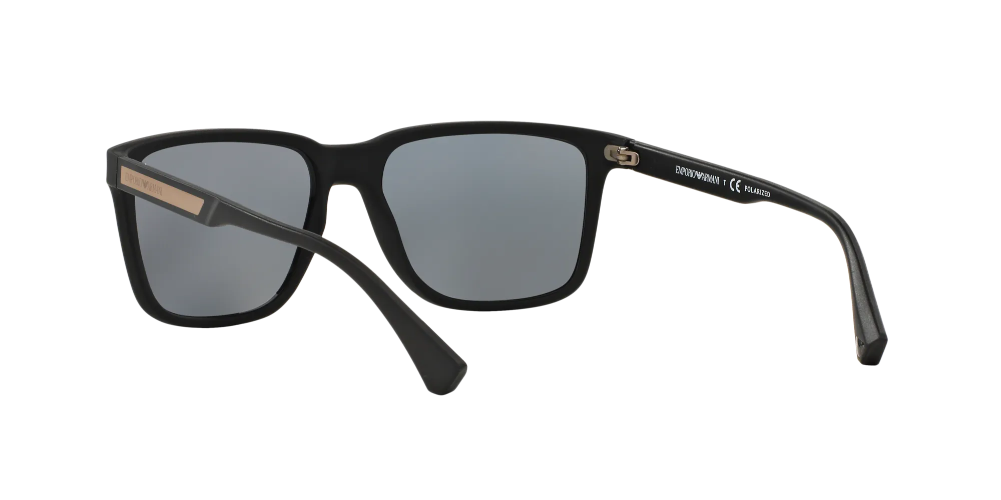 Emporio Armani EA4047 506381 Occhiali da sole Iniettato Nero Grigio Squadrata Polarizzata - immagine 4