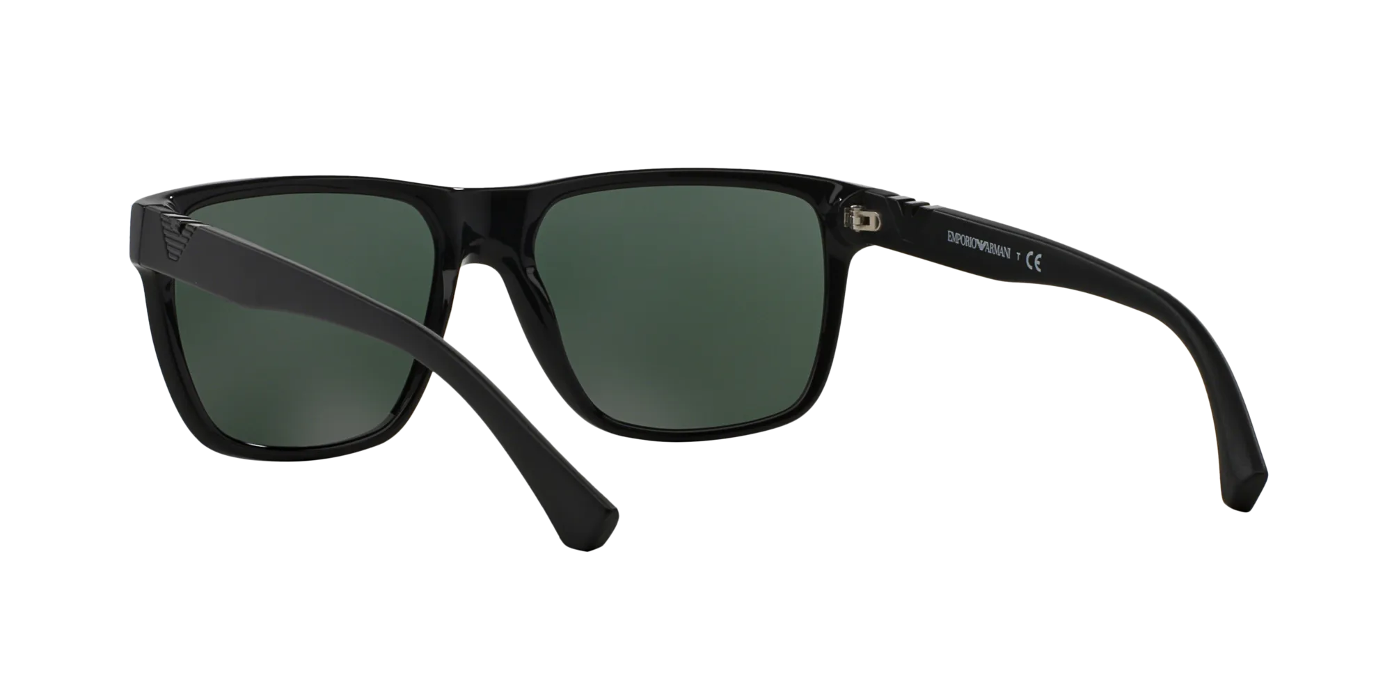 Emporio Armani EA4035 501771 Occhiali da sole Acetato Nero Verde Squadrata Normale - immagine 4