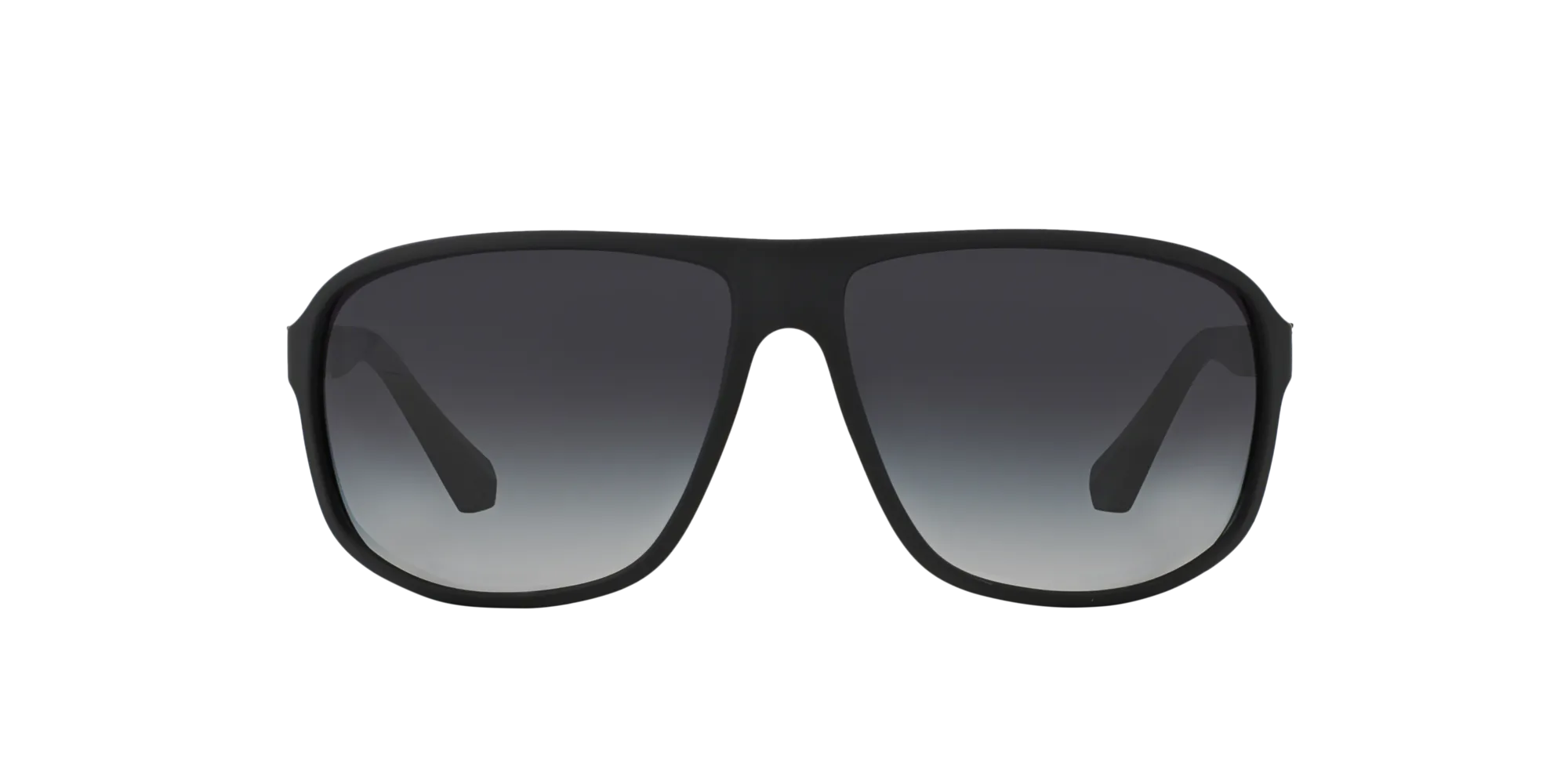 Emporio Armani EA4029 50638G Occhiali da sole Iniettato Nero Grigio Squadrata Normale Sfumato - immagine 2