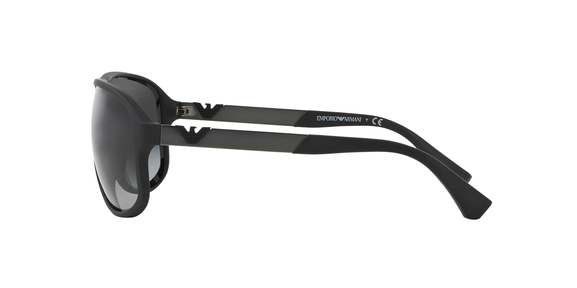 Emporio Armani EA4029 50638G Occhiali da sole Iniettato Nero Grigio Squadrata Normale Sfumato - immagine 3