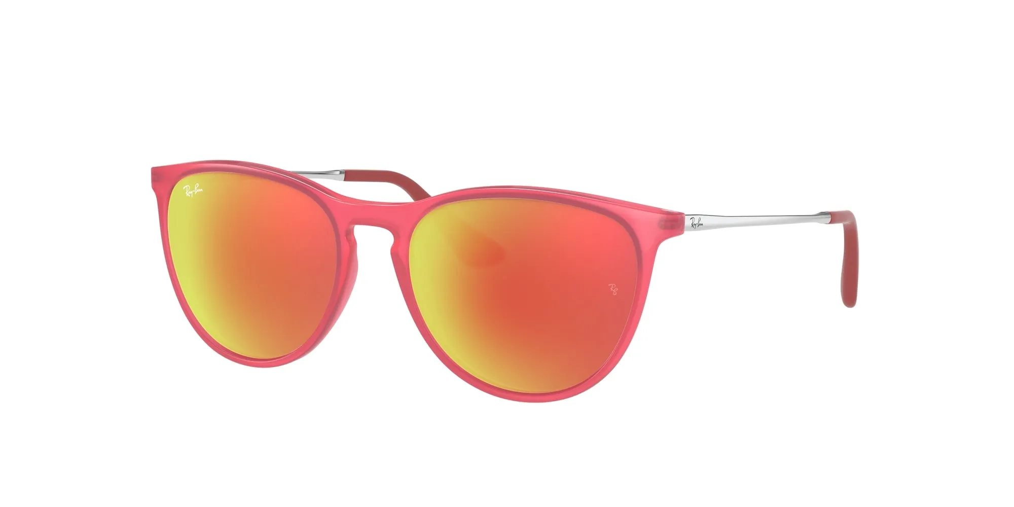 Ray - Ban RJ9060S JUNIOR ERIKA 70096Q Occhiali da sole bambino Iniettato Rosa Marrone Pantos Normale - immagine 1