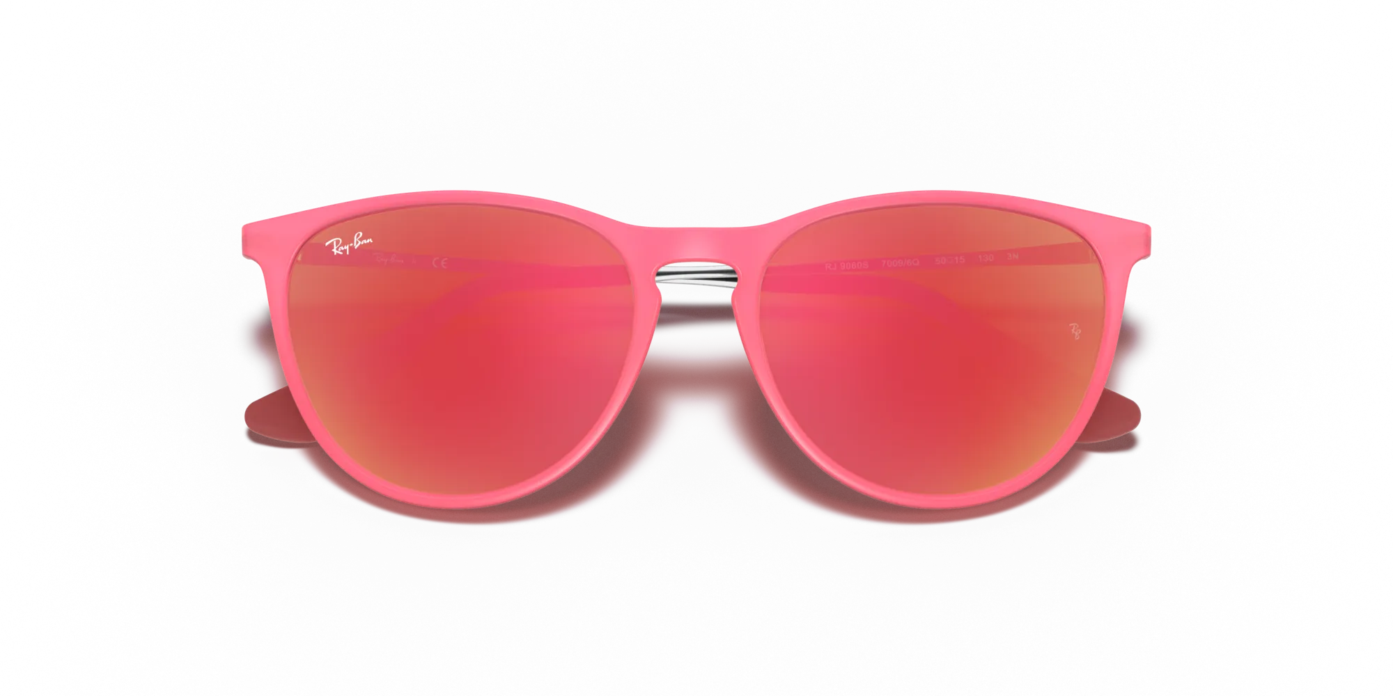 Ray - Ban RJ9060S JUNIOR ERIKA 70096Q Occhiali da sole bambino Iniettato Rosa Marrone Pantos Normale - immagine 2