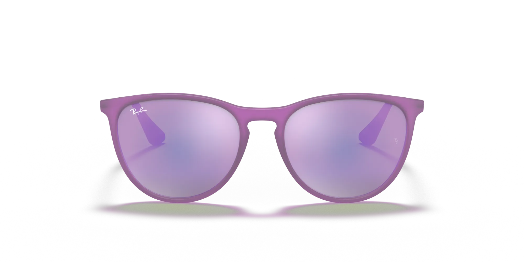 Ray - Ban RJ9060S JUNIOR ERIKA 70084V Occhiali da sole bambino Iniettato Viola Grigio Pantos Normale - immagine 3