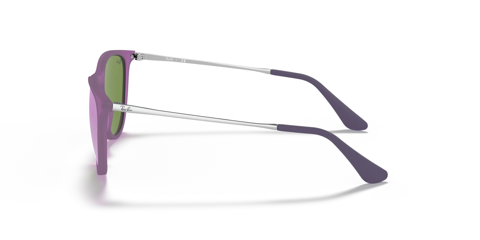 Ray - Ban RJ9060S JUNIOR ERIKA 70084V Occhiali da sole bambino Iniettato Viola Grigio Pantos Normale - immagine 4