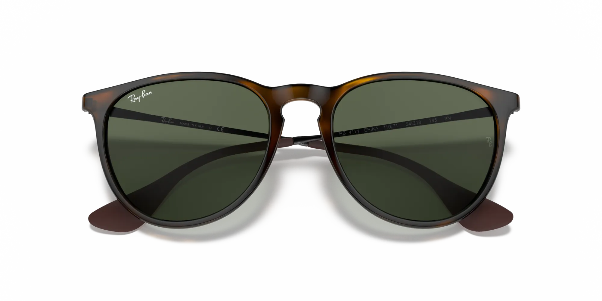 Ray - Ban RB4171 ERIKA 710/71 Occhiali da sole Iniettato Tartaruga G15 Pantos Normale - immagine 2