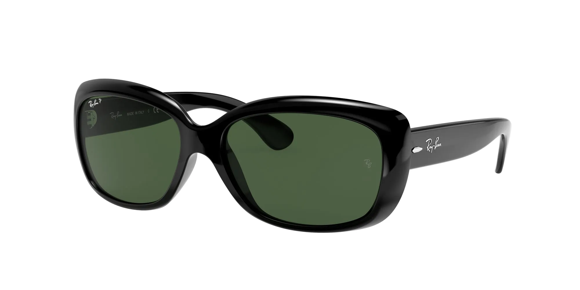 Ray - Ban RB4101 JACKIE OHH 601/58 Occhiali da sole Nylon Nero G15 Farfalla Polarizzata - immagine 1
