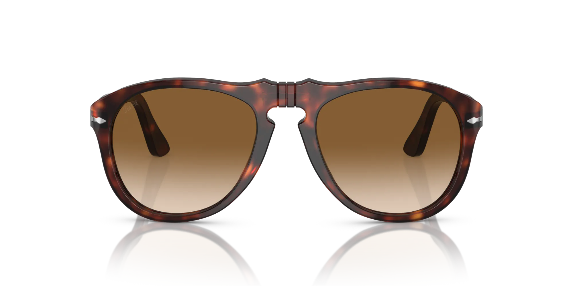 Persol PO0649 24/51 Occhiali da sole Acetato Havana Pilot Normale - immagine 3