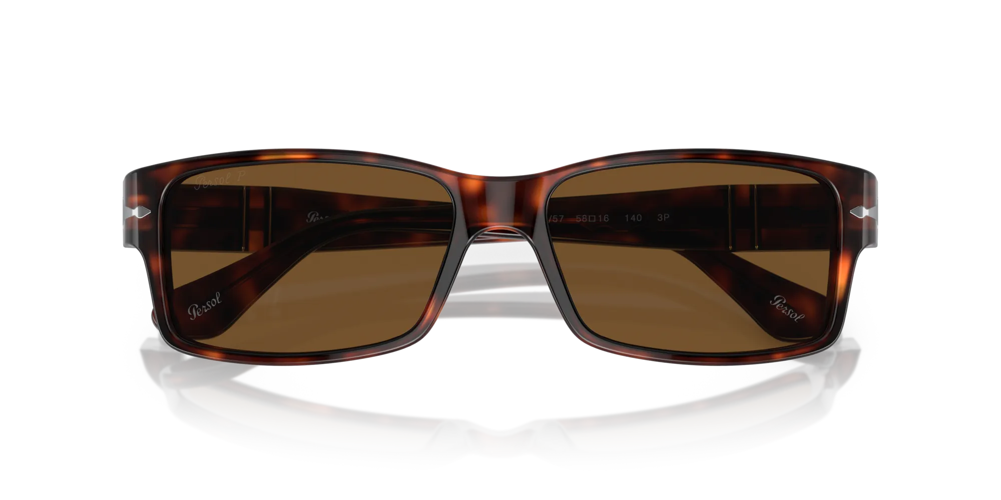 Persol PO2803S 24/57 Occhiali da sole Acetato Tartaruga Squadrata Polarizzata - immagine 2