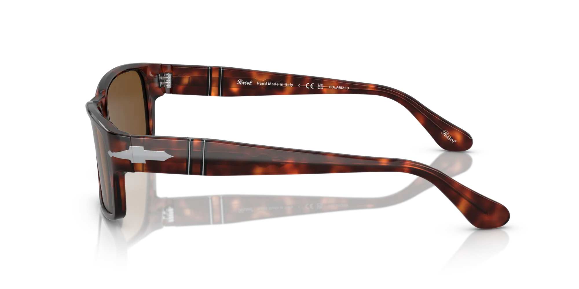 Persol PO2803S 24/57 Occhiali da sole Acetato Tartaruga Squadrata Polarizzata - immagine 4