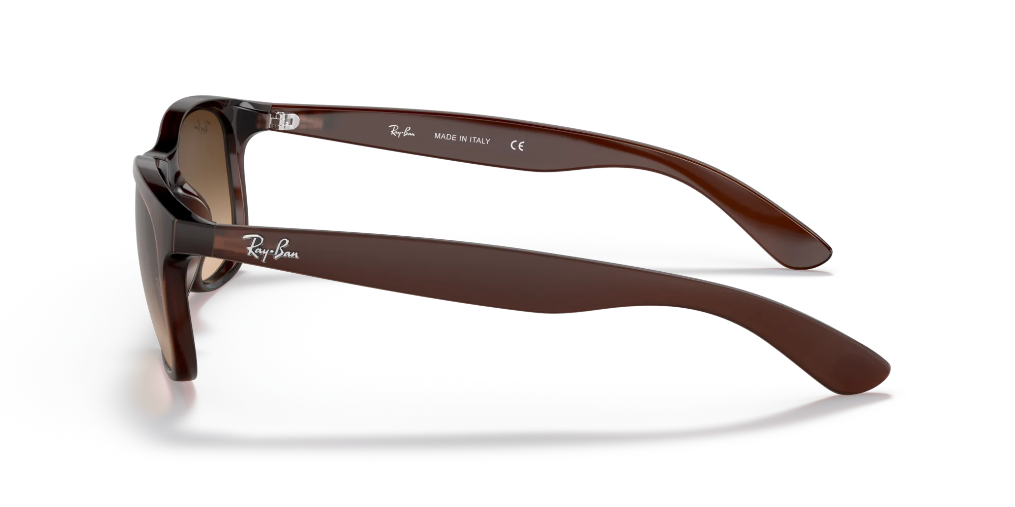 Ray - Ban RB4202 ANDY 607313 Occhiali da sole Iniettato Marrone Marrone Squadrata Normale Sfumato - immagine 4
