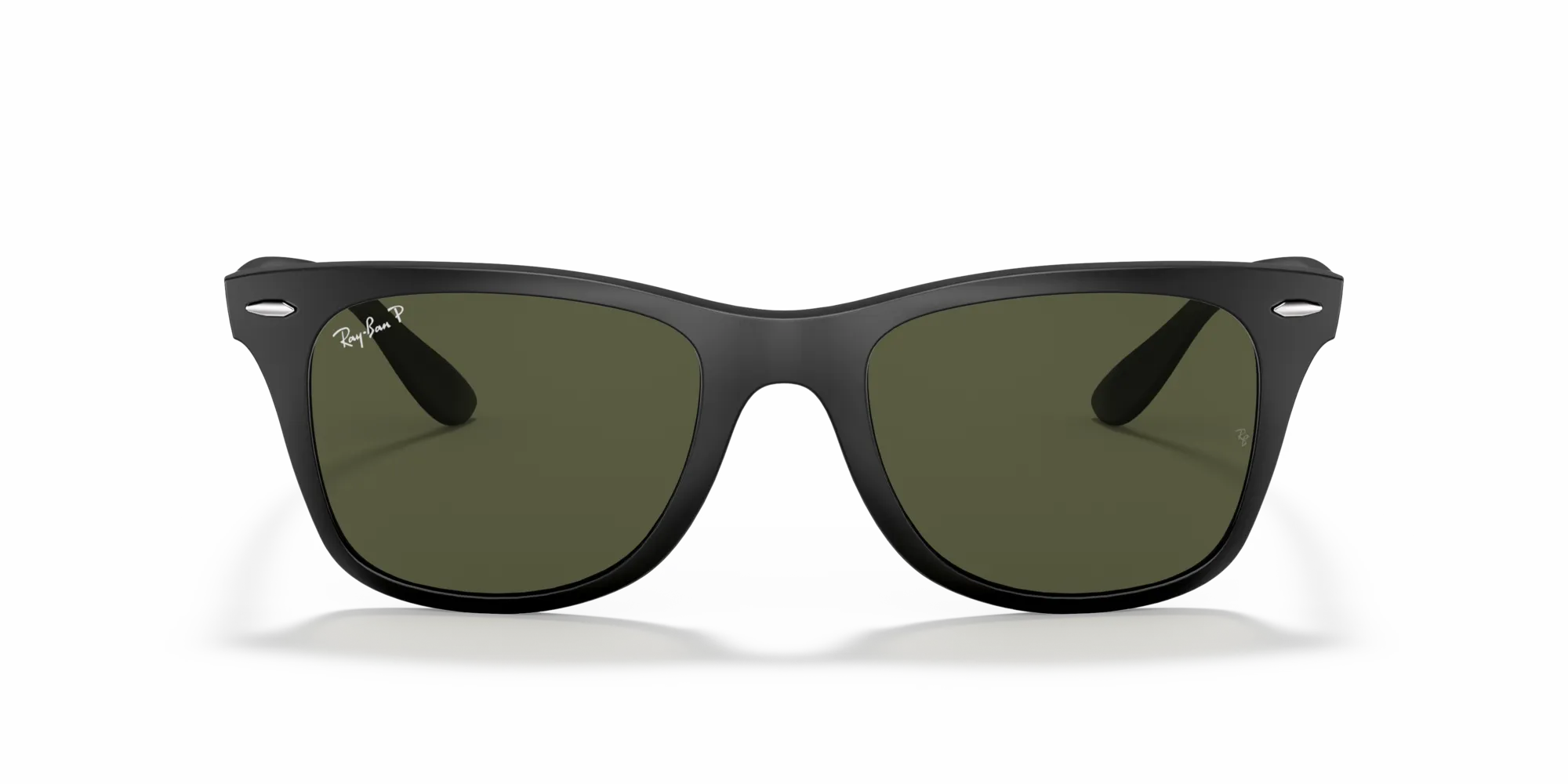 Ray - Ban RB4195 WAYFARER LITEFORCE 601S9A Occhiali da sole Iniettato Nero G15 Squadrata Polarizzata - immagine 3