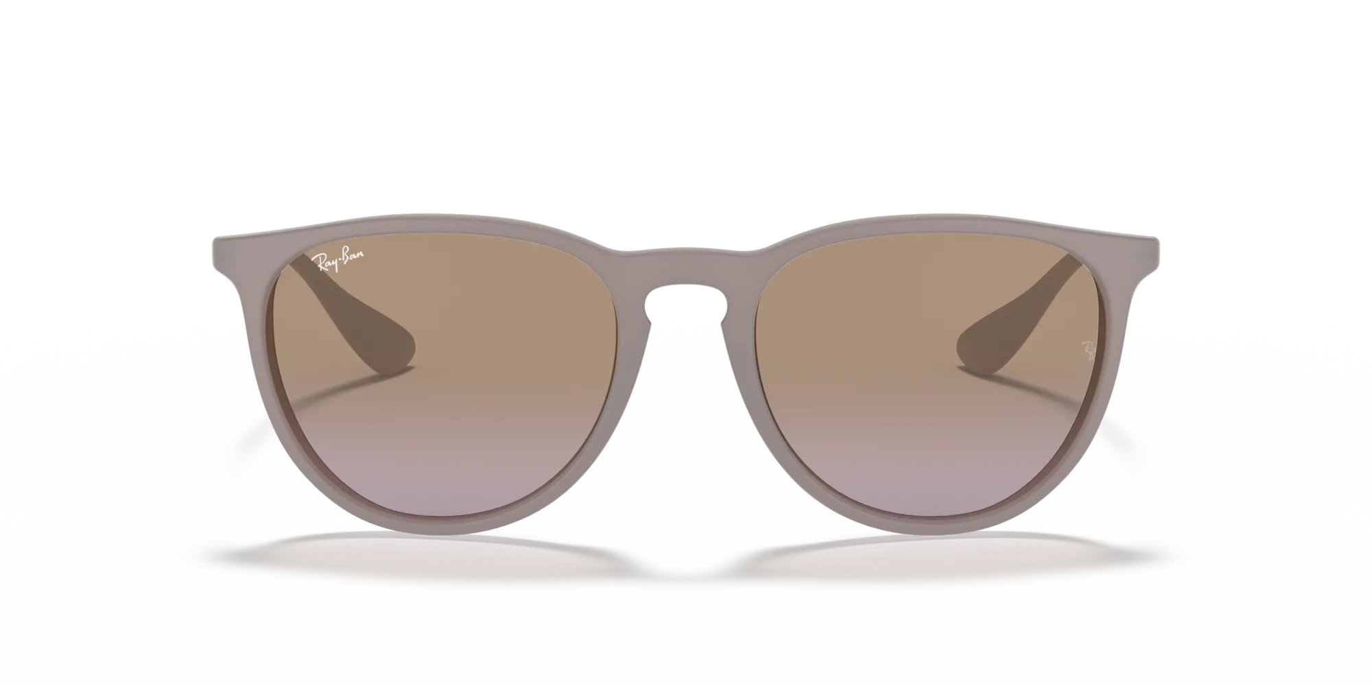 Ray - Ban RB4171 ERIKA 600068 Occhiali da sole Iniettato Marrone Marrone Pantos Normale - immagine 3