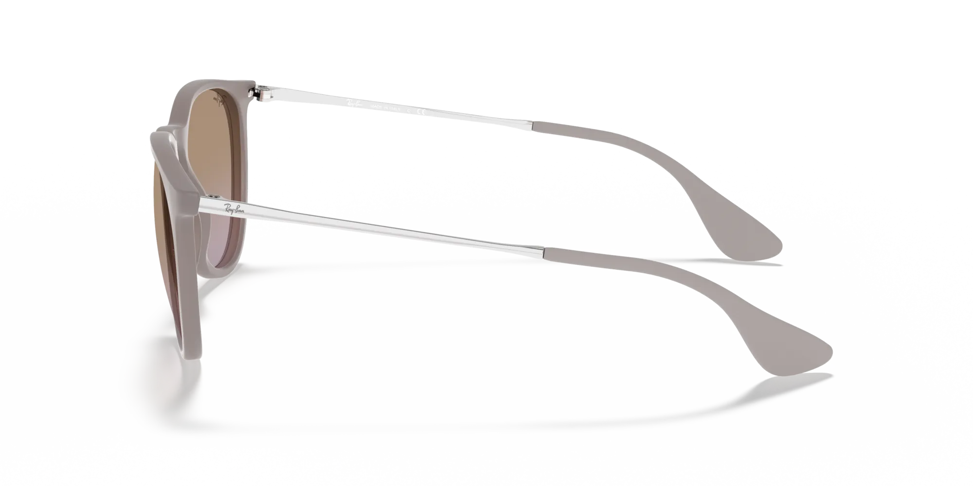 Ray - Ban RB4171 ERIKA 600068 Occhiali da sole Iniettato Marrone Marrone Pantos Normale - immagine 4