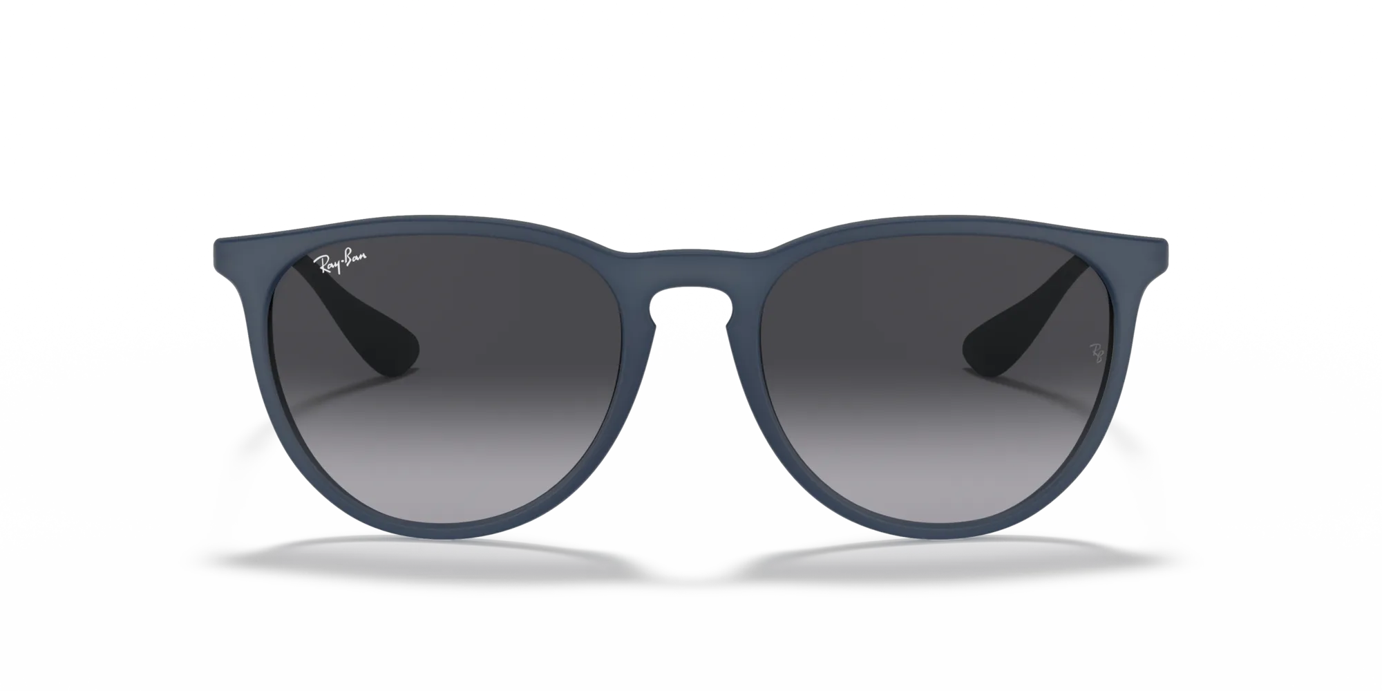 Ray - Ban RB4171 ERIKA 60028G Occhiali da sole Iniettato Blu Grigio Pantos Normale Sfumato - immagine 3
