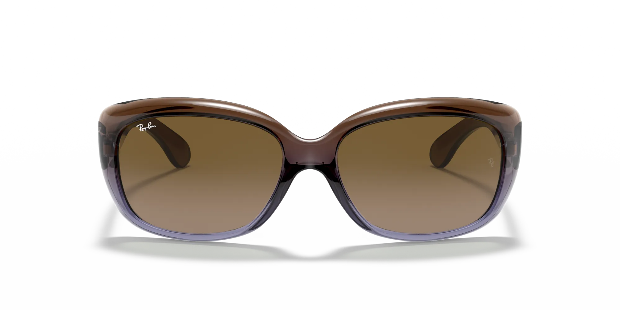 Ray - Ban RB4101 JACKIE OHH 860/51 Occhiali da sole Iniettato Marrone Marrone Farfalla Normale Sfumato - immagine 3