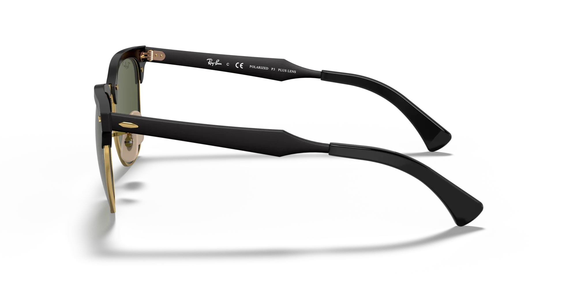 Ray - Ban RB3507 CLUBMASTER ALUMINUM 136/N5 Occhiali da sole Metallo Nero [""] Squadrata Polarizzata - immagine 4