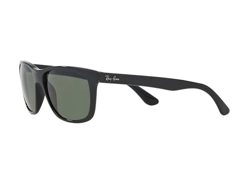 Ray - Ban RB4181 RB4181 601/9A Occhiali da sole Iniettato Nero G15 Squadrata Polarizzata - immagine 3