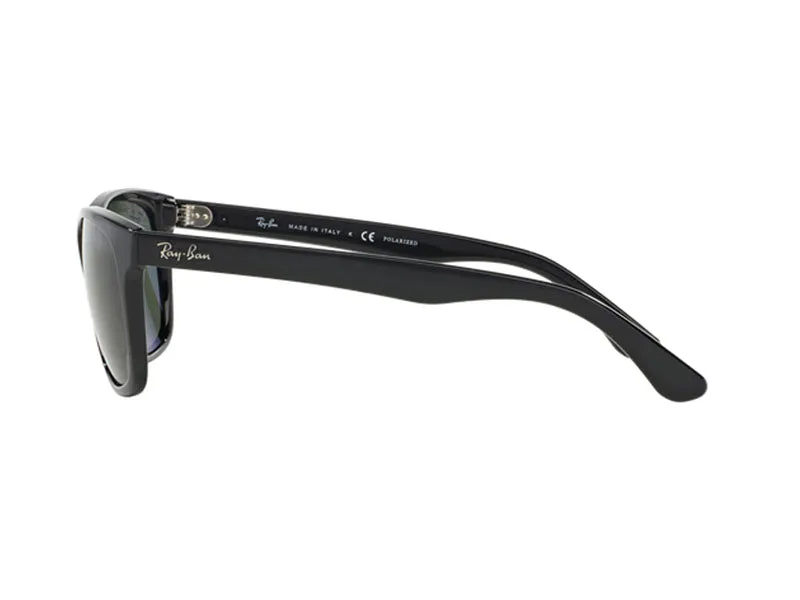 Ray - Ban RB4181 RB4181 601/9A Occhiali da sole Iniettato Nero G15 Squadrata Polarizzata - immagine 4