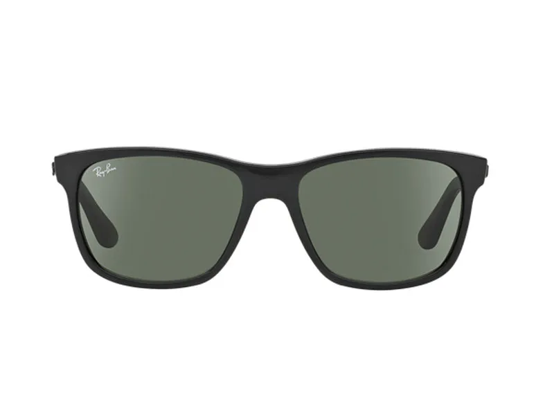 Ray - Ban RB4181 RB4181 601 Occhiali da sole Iniettato Nero Verde Squadrata Normale - immagine 2