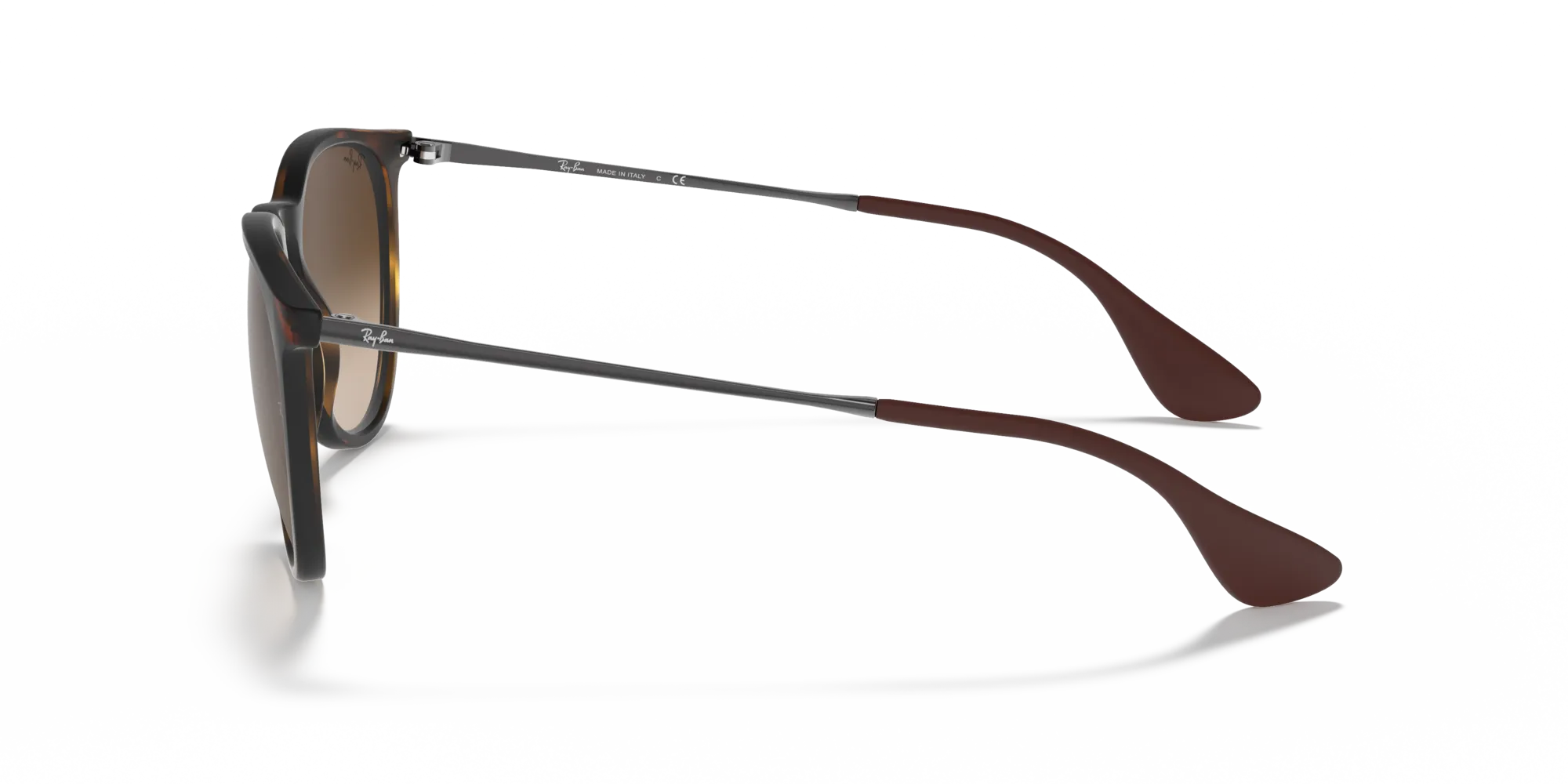 Ray - Ban RB4171 ERIKA 865/13 Occhiali da sole Iniettato Tartaruga Marrone Pantos Normale - immagine 4