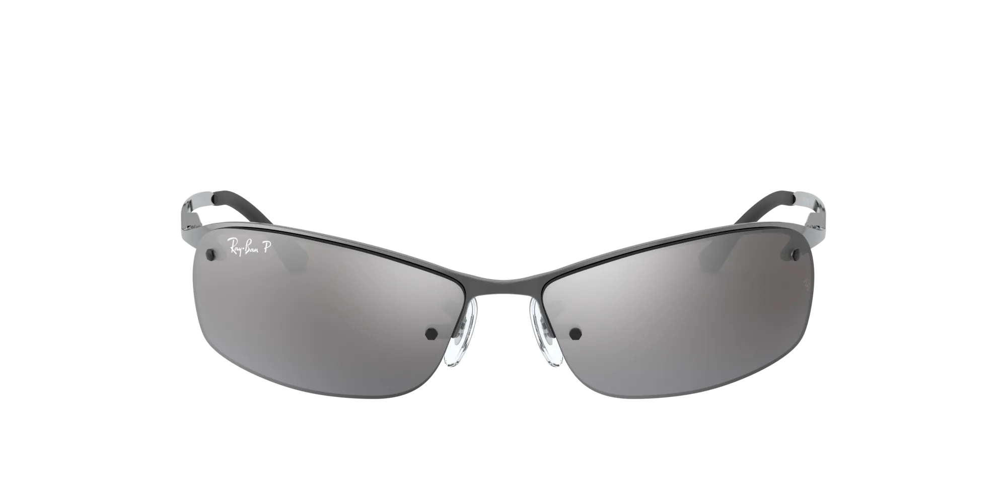 Ray - Ban RB3183 RB3183 004/82 Occhiali da sole Metallo Grigio [""] Squadrata Polarizzata - immagine 2
