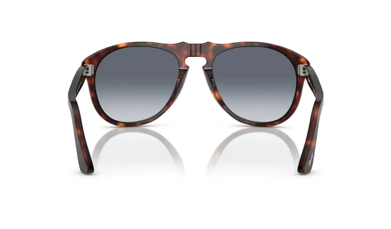 Persol PO0649 24/86 Occhiali da sole Acetato Havana Pilot Normale - immagine 3