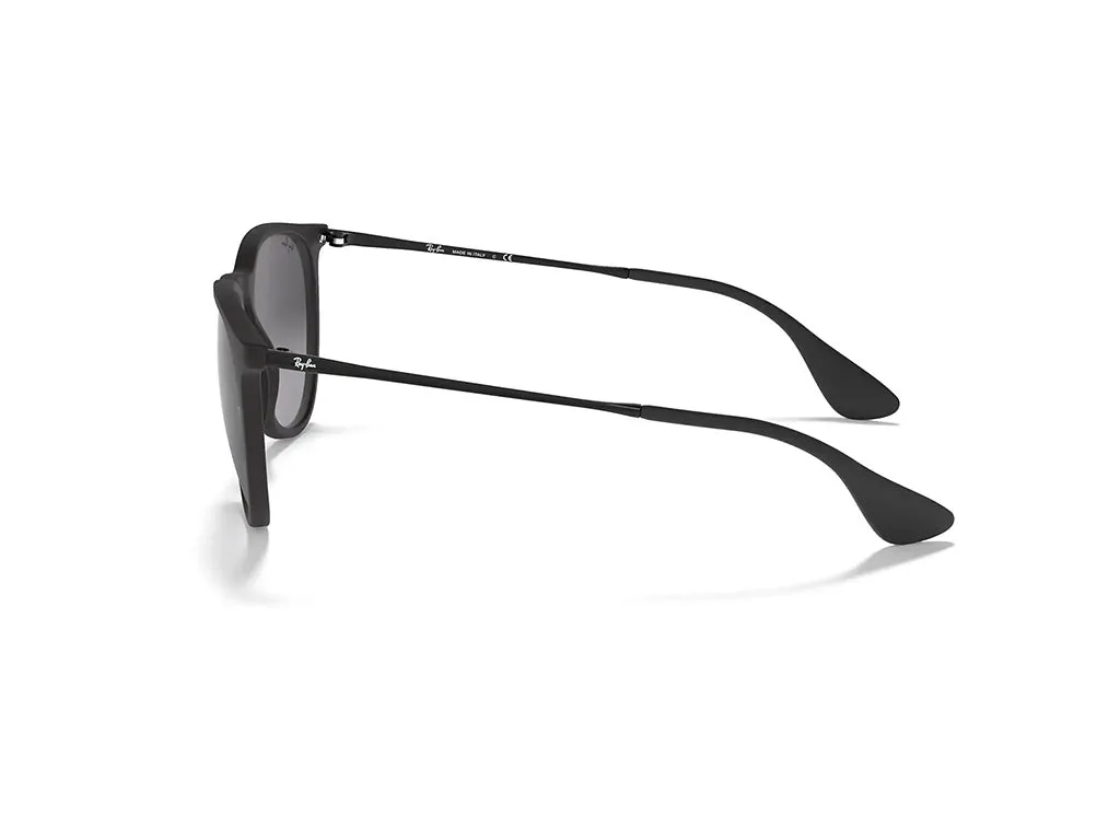 Ray - Ban RB4171 ERIKA 622/8G Occhiali da sole Iniettato Nero Grigio Pantos Normale Sfumato - immagine 3