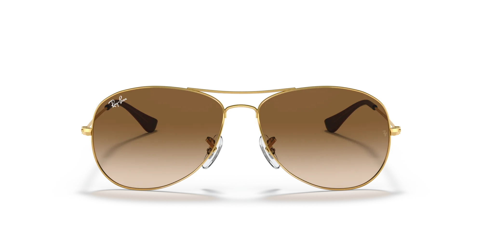 Ray - Ban RB3362 COCKPIT 001/51 Occhiali da sole Metallo Oro Pilot Normale Sfumato - immagine 3