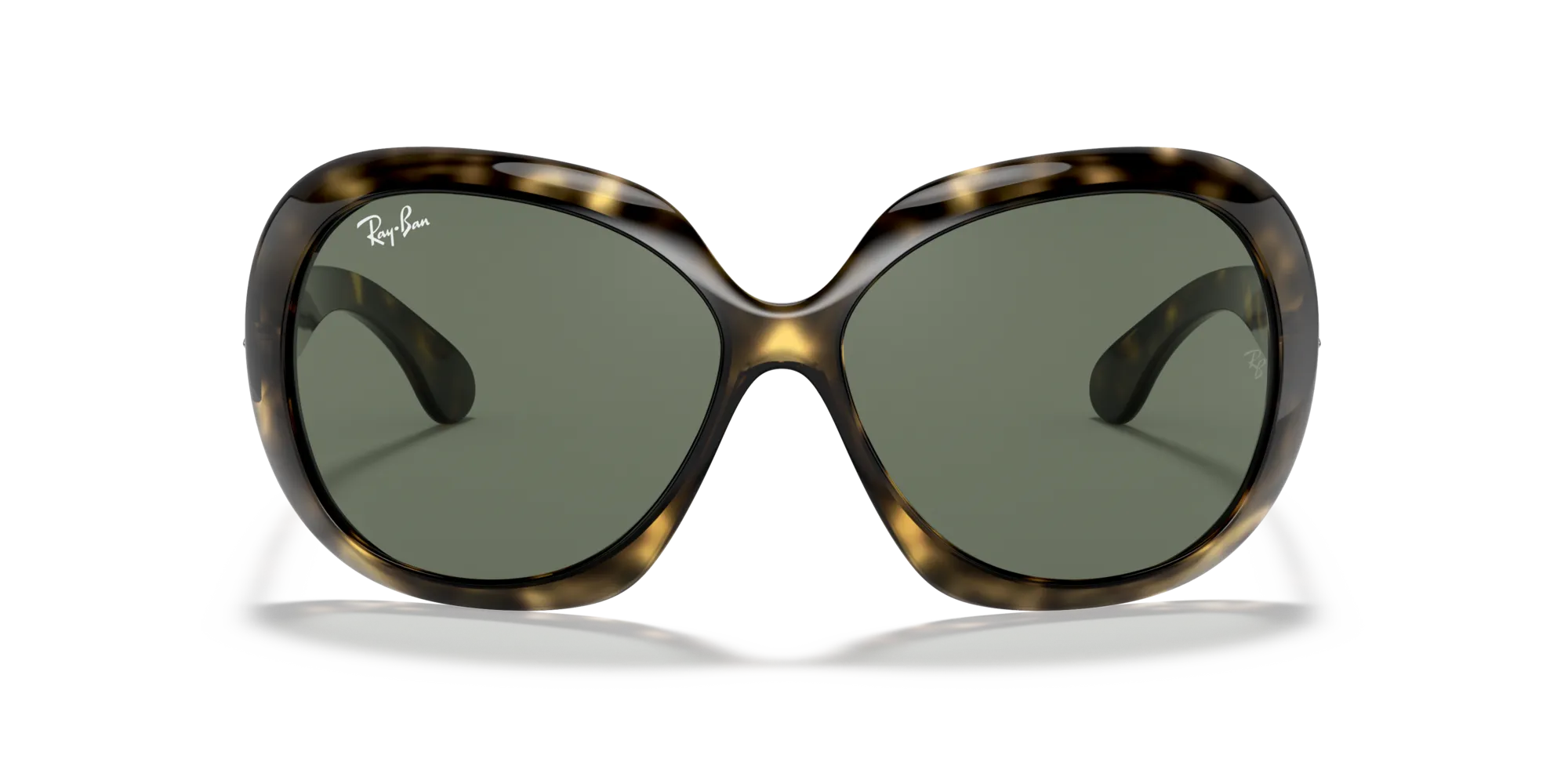 Ray - Ban RB4098 JACKIE OHH II 710/71 Occhiali da sole Nylon Tartaruga Verde Farfalla Normale - immagine 3