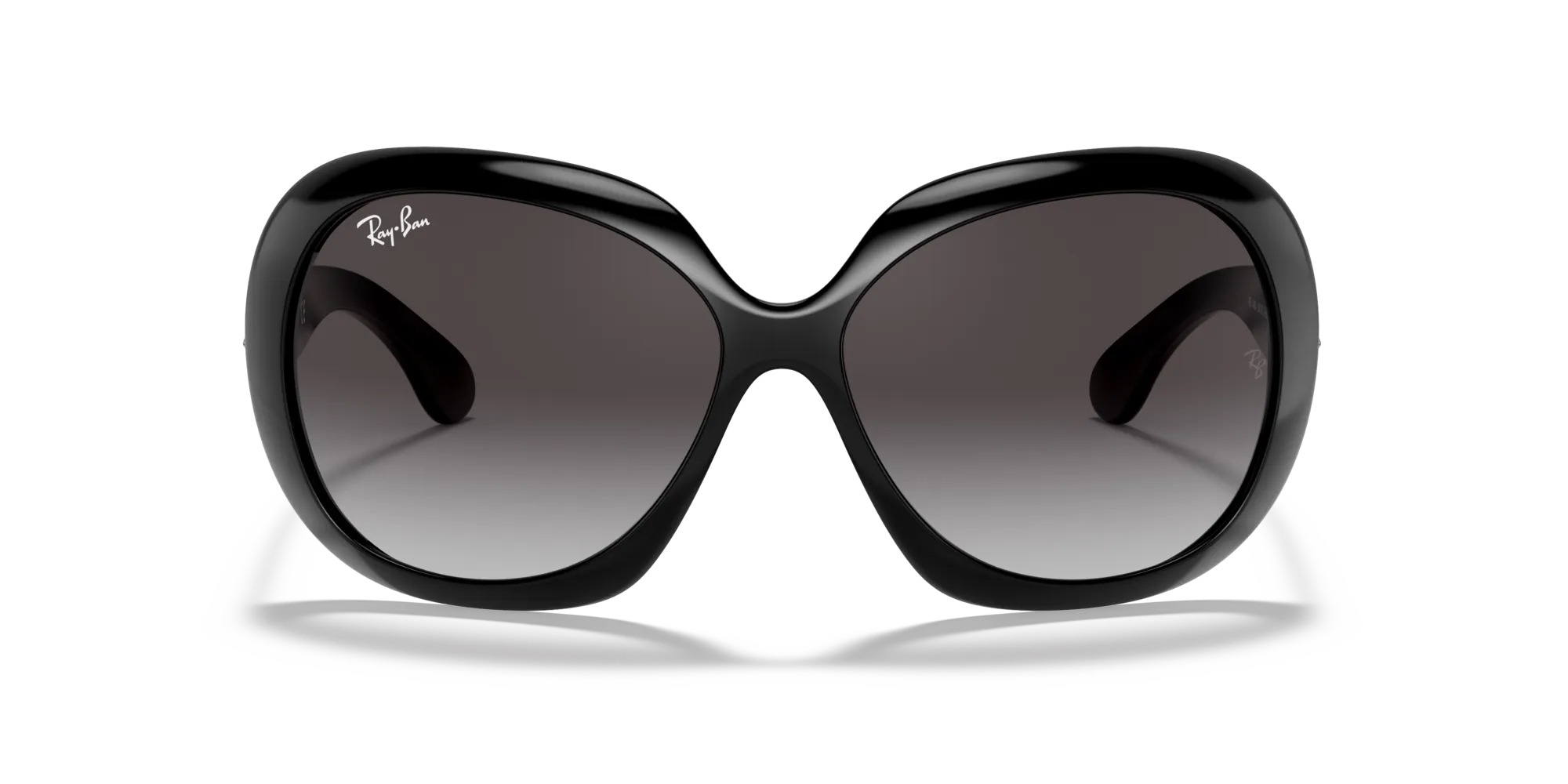 Ray - Ban RB4098 JACKIE OHH II 601/8G Occhiali da sole Nylon Nero Grigio Farfalla Normale Sfumato - immagine 3