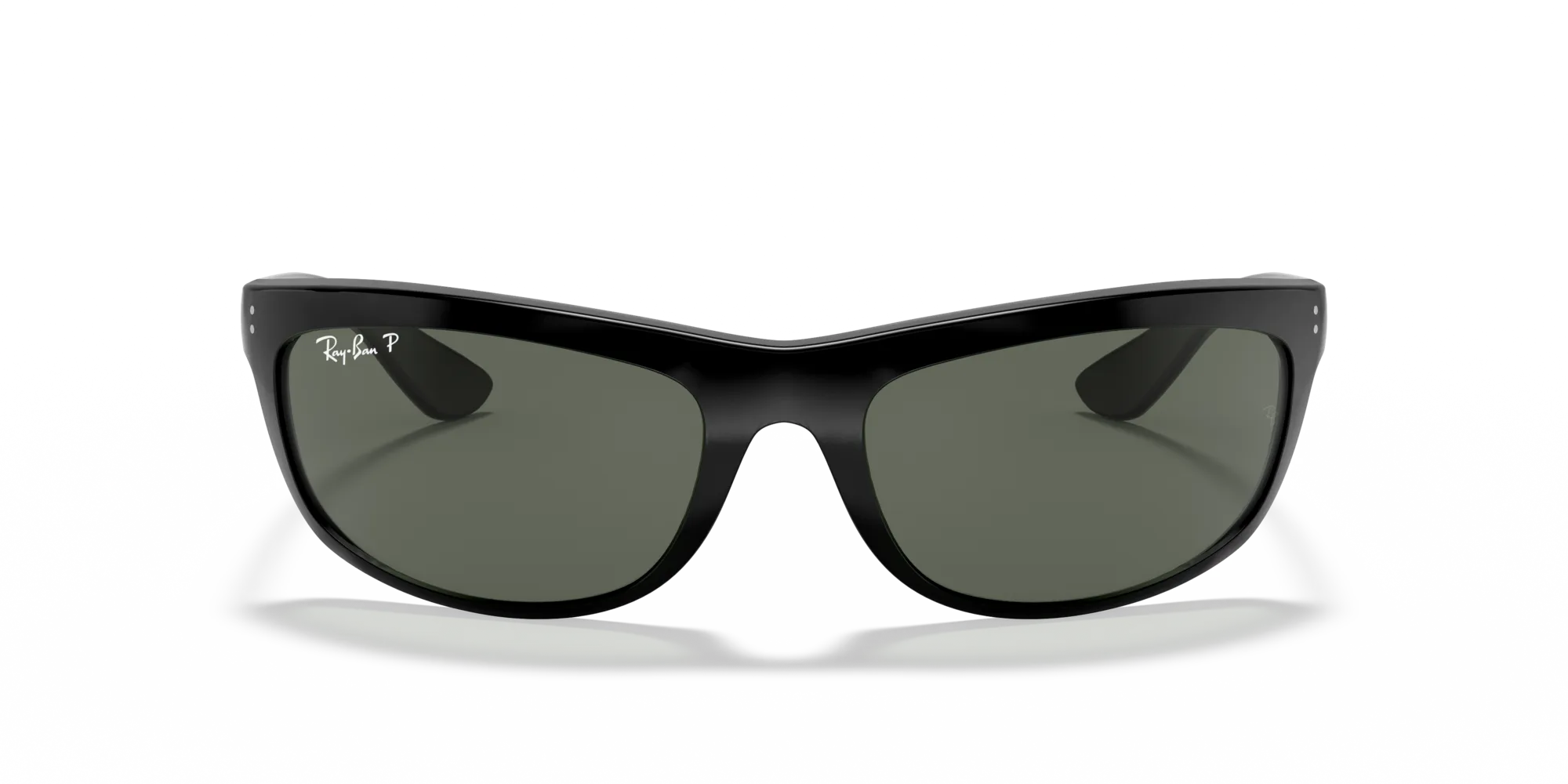 Ray - Ban RB4089 BALORAMA 601/58 Occhiali da sole Iniettato Nero G15 Squadrata Polarizzata - immagine 3