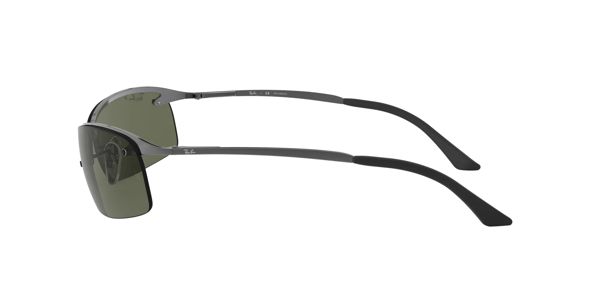 Ray - Ban RB3183 RB3183 004/9A Occhiali da sole Metallo Grigio [""] Squadrata Polarizzata - immagine 3