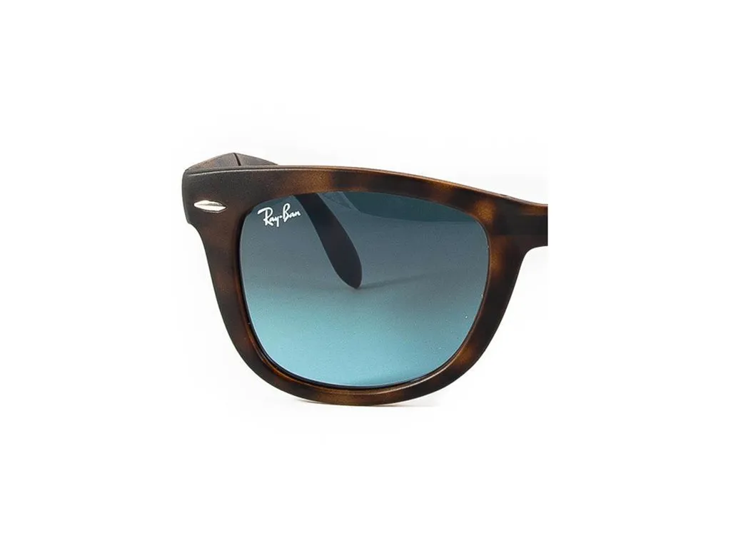 Ray - Ban Coppia di Lenti di ricambio Ray-Ban RB4105 FOLDING WAYFARER Lenti di ricambio Plastica Verde Squadrata Polarizzata - immagine 4