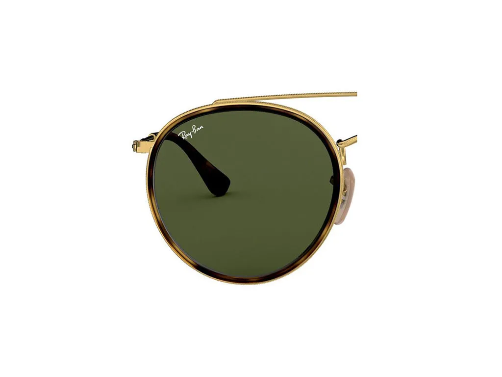 Ray - Ban Coppia di Lenti di ricambio Ray-Ban RB3647N Lenti di ricambio Metallo Blu Rotonda Normale Sfumato - immagine 3
