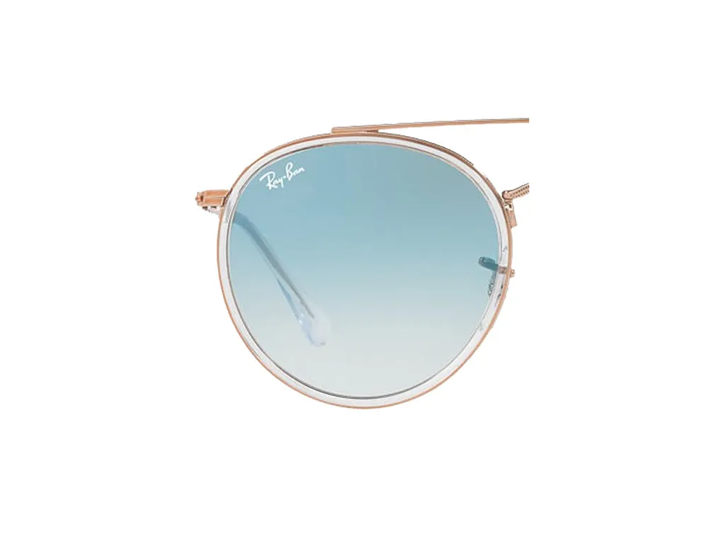 Ray - Ban Coppia di Lenti di ricambio Ray-Ban RB3647N Lenti di ricambio Metallo Marrone Rotonda Normale Specchiato - immagine 4