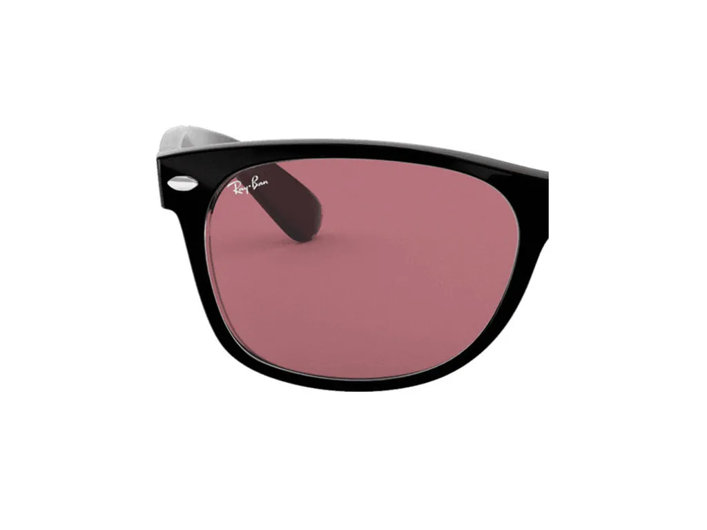 Ray - Ban Coppia di Lenti di ricambio Ray-Ban RB2132 NEW WAYFARER Lenti di ricambio Plastica Verde Squadrata - immagine 3
