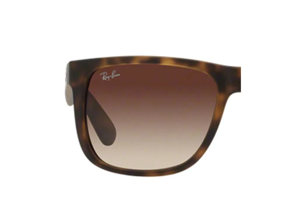 Ray - Ban Coppia di Lenti di ricambio Ray-Ban RB4165 JUSTIN Lenti di ricambio Plastica Verde Squadrata Normale Specchiato - immagine 4
