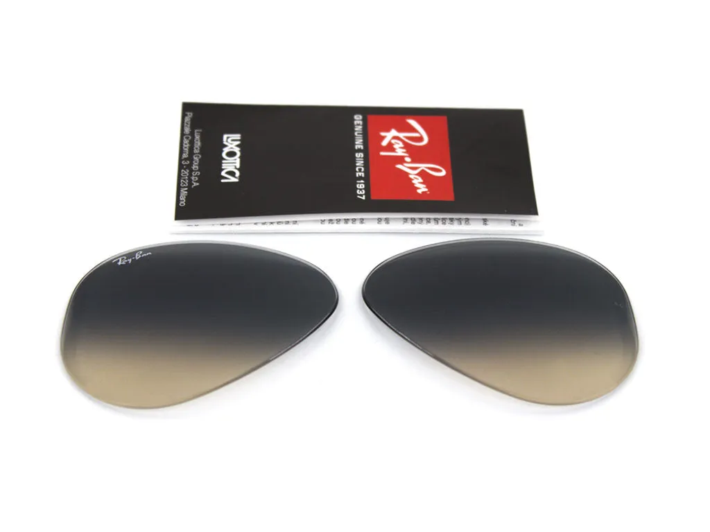 Ray - Ban Coppia di Lenti di ricambio Ray-Ban RB3025 AVIATOR Lenti di ricambio Metallo Pilot - immagine 4