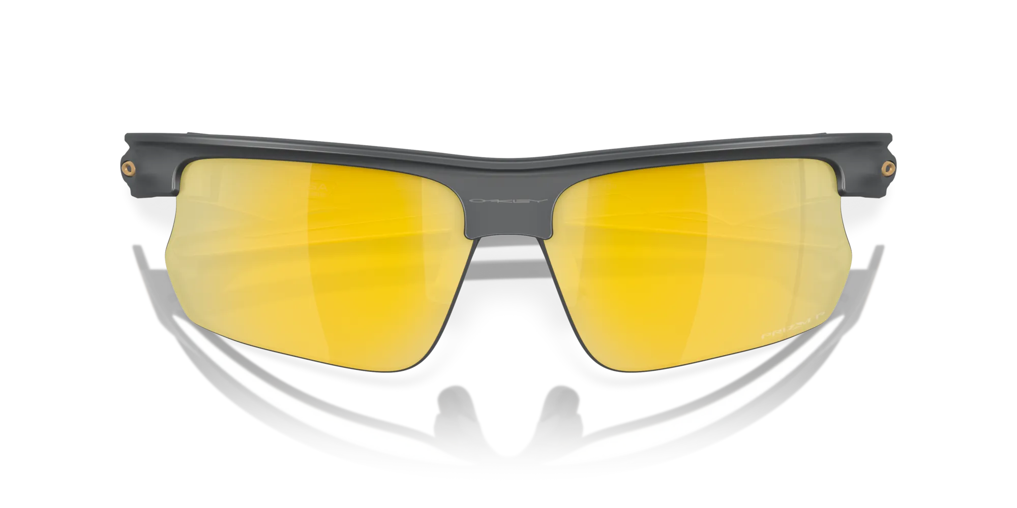 Oakley OO9400 BISPHAERA 940012 Occhiali da sole O_Matter Grigio Oro Squadrata Polarizzata Prizm - immagine 2