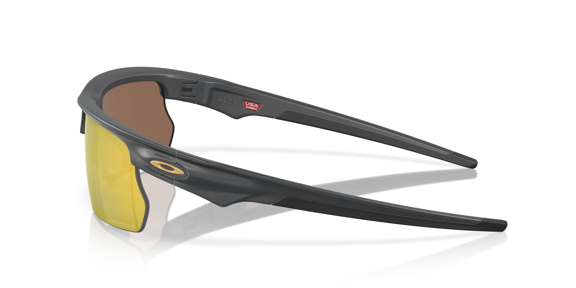 Oakley OO9400 BISPHAERA 940012 Occhiali da sole O_Matter Grigio Oro Squadrata Polarizzata Prizm - immagine 4